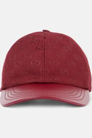 Gucci Baseballcap GG mit Leder