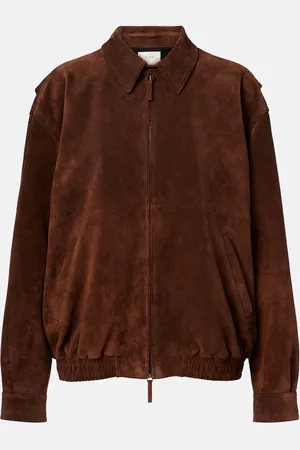 The Row Bomberjacke Roana aus Veloursleder