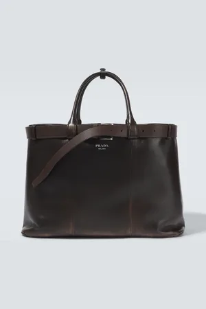 Prada Tote Buckle aus Leder