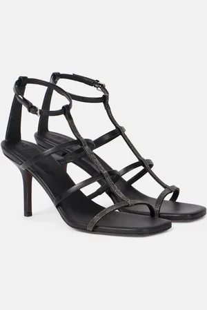 Brunello Cucinelli Sandalen Monili aus Leder