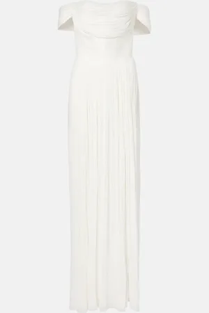 MARIA LUCIA HOHAN Off-Shoulder-Robe Sharon aus Seide
