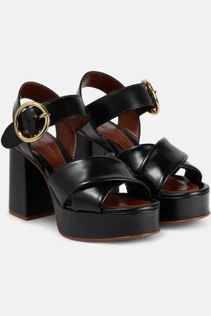 See by Chloé See By Chloé Plateausandalen Lyna aus Veloursleder