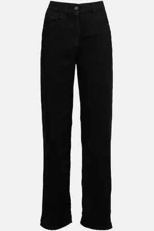 The Row Straight Jeans Tarley aus Leinen