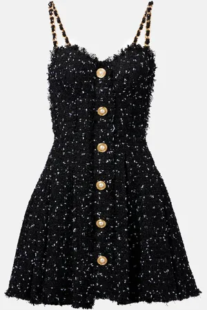 Balmain Minikleid aus Tweed