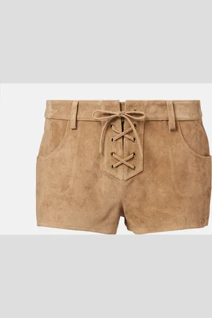 Isabel Marant Low-Rise Shorts Delma aus Veloursleder