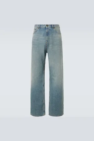 VALENTINO High-Rise Wide-Leg Jeans