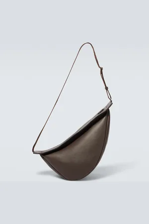 The Row Messenger Bag Slouchy Banana aus Leder