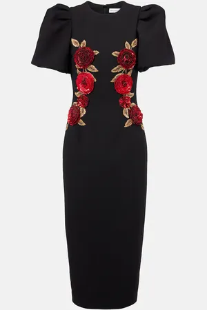 Rebecca Vallance Midikleid Rosette mit Pailletten