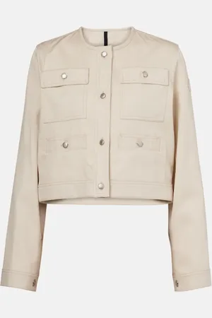 Moncler Jacke Chatel aus Baumwolle und Leinen
