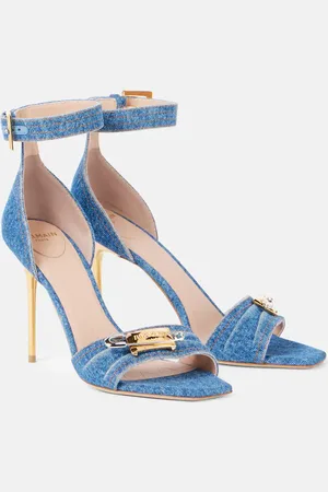 Balmain Sandalen aus Denim