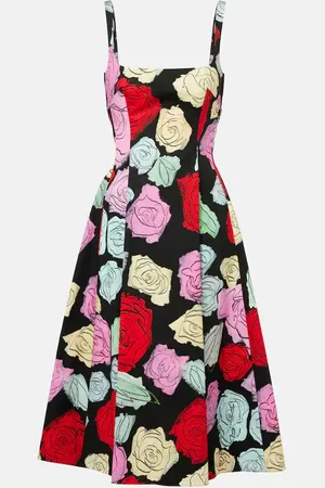 Marni Midikleid aus Baumwollpopeline