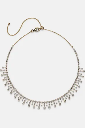 Kamyen Choker aus 18kt Gelbgold mit Diamanten