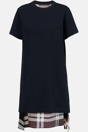SACAI Kleid aus Baumwoll-Jersey