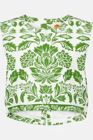 Farm Rio Top Delicate Tapestry aus einem Leinengemisch