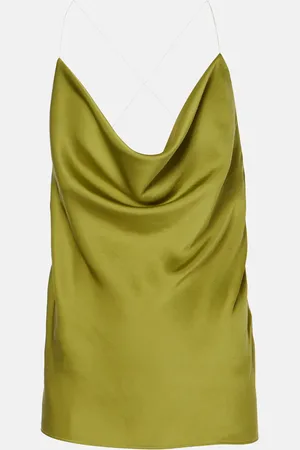 Y / PROJECT Top Evergreen Invisible Strap aus Satin