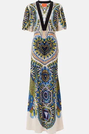 La DoubleJ Maxikleid Marlene aus Seide