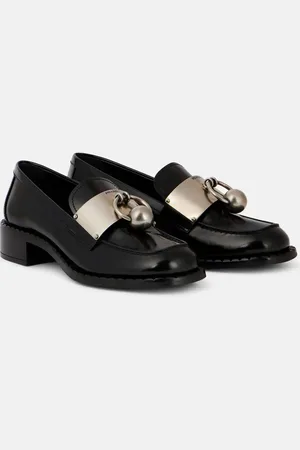 Prada Verzierte Loafers aus Leder