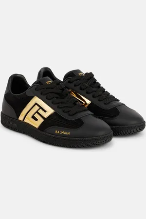 Balmain Sneakers PB aus Leder