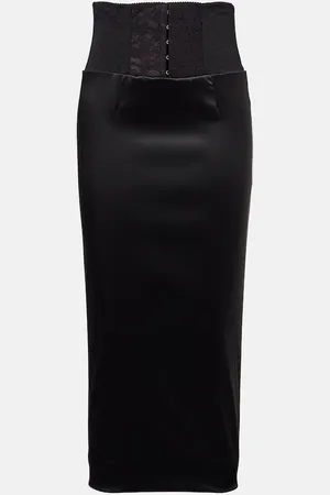 Dolce & Gabbana Midirock aus Satin