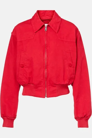 Prada Cropped-Bomberjacke aus Baumwolle