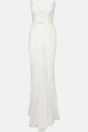MARIA LUCIA HOHAN Bridal Robe Cassiopea aus Seide