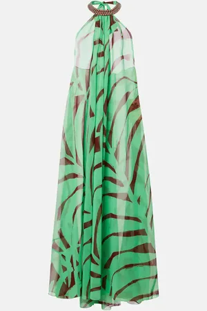 JOHANNA ORTIZ Maxikleid Tactile Winds aus Georgette