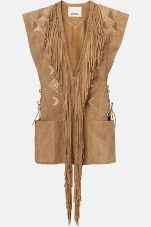 Isabel Marant Weste Dalila aus Veloursleder