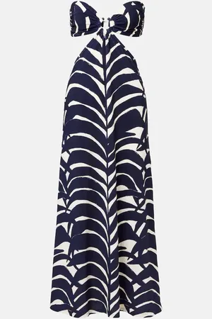 JOHANNA ORTIZ Maxikleid Ocean Layers aus Frottee