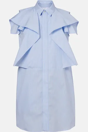 SACAI Minikleid aus Baumwollpopeline