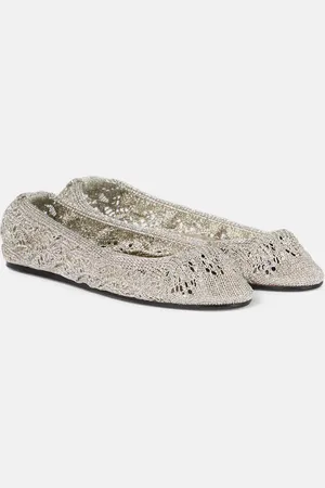Isabel Marant Ballerinas Belna aus Häkelstrick