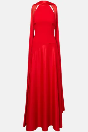 Solace Maxikleid Cece aus Crêpe und Satin