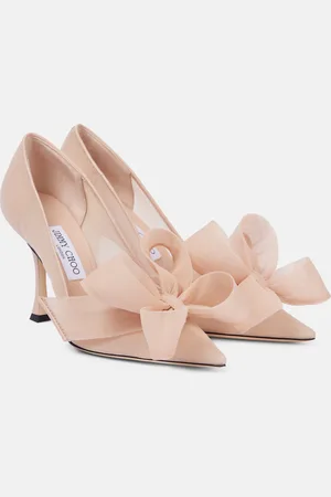 Jimmy Choo Pumps Staz 90 aus Leder und Tüll