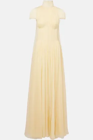 Alexander McQueen Robe aus Seidenchiffon
