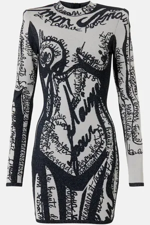 Balmain Minikleid aus Strick