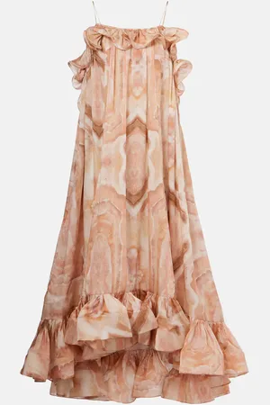 ZIMMERMANN Bedrucktes Maxikleid Illuminate aus Seide
