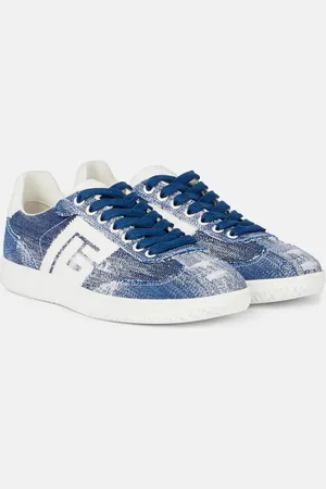 Balmain Sneakers Swan aus Denim