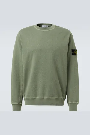 Stone Island Sweatshirt Compass aus Baumwoll-Jersey