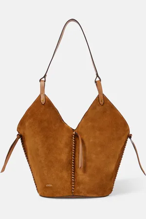 Isabel Marant Schultertasche Tampa aus Veloursleder