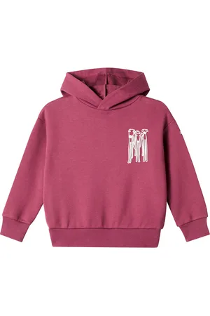 Il gufo Hoodie aus Baumwoll-Jersey