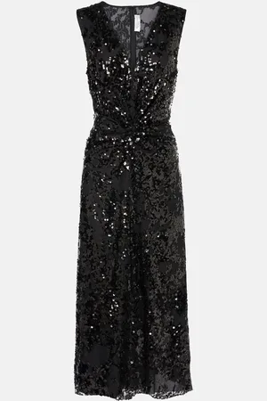 Victoria Beckham Midikleid mit Pailletten