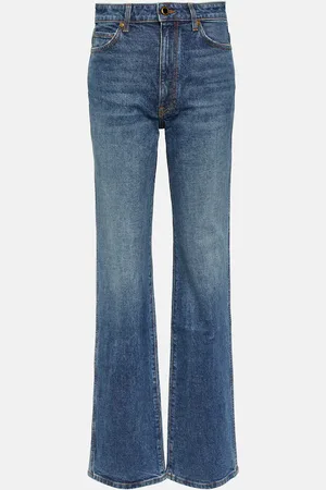 Khaite High-Rise Straight Jeans Danielle