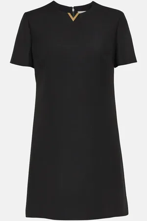 VALENTINO Minikleid VGold aus Crepe Couture