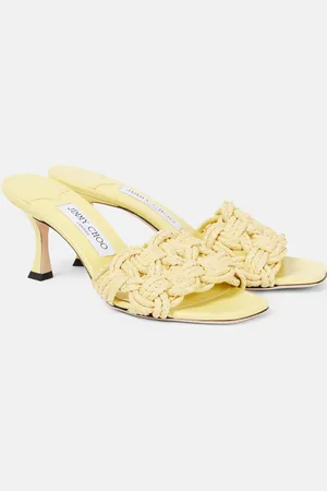 Jimmy Choo Pantoletten Chara 70 aus Raffiabast