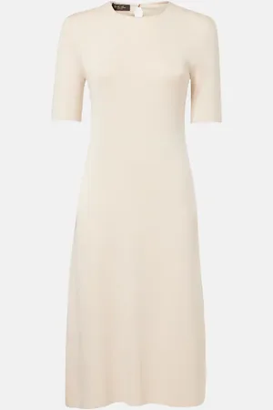 Loro Piana Midikleid Lyskamm aus Seide