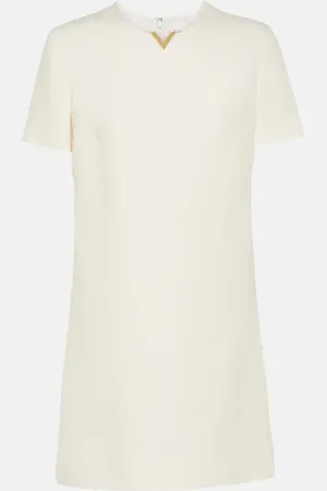 VALENTINO Minikleid VGold aus Crepe Couture