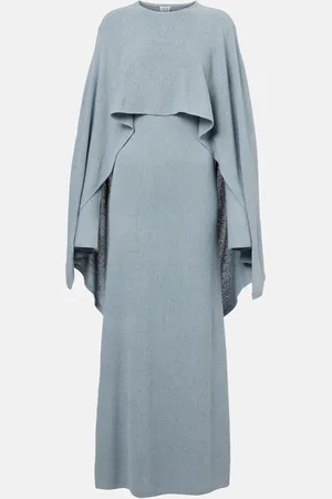 Totême Maxikleid aus Seiden-Bouclé