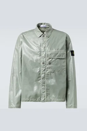 Stone Island Blouson aus Baumwollmusselin