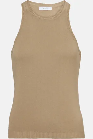 Max Mara Top aus Baumwolle