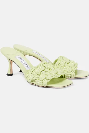 Jimmy Choo Pantoletten Chara 70 aus Raffiabast