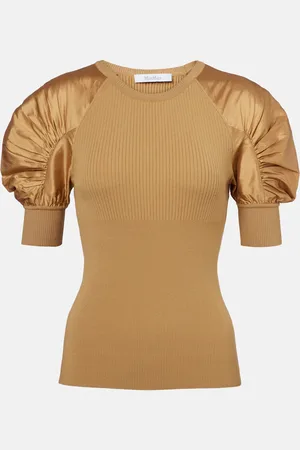 Max Mara Top aus Crêpe